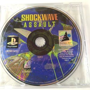 ShockWave Assault Playstation 1 Game in Jewel Case~‎ No manual